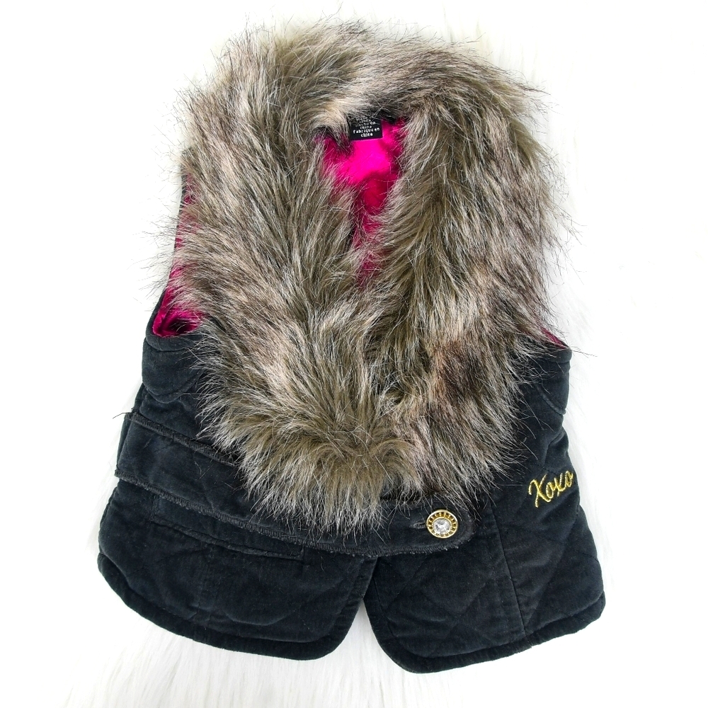 Do Not Purchase! XOXO Baby Faux Fur Trimmed Vest 18M